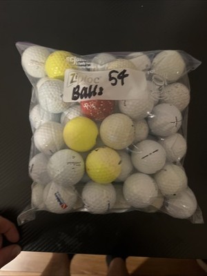 Assorted Brands Golf Balls (54 Count)