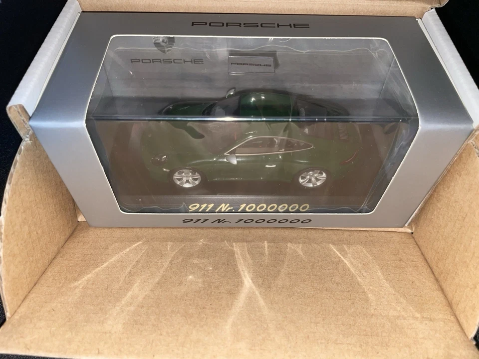 Porsche 911 nr. Modelo fundido a presión 1000000 irlandés verde 1:43 chispa nuevo Foto 2 de 3
