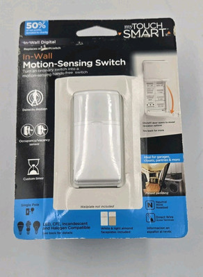 My Touch Smart  In-Wall Digital Motion-Sensing Switch  Lighting Timer