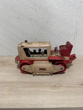 VTG Nomura Japan Tin Litho Batt Op 1200 Lighted Piston Action Tractor Untested