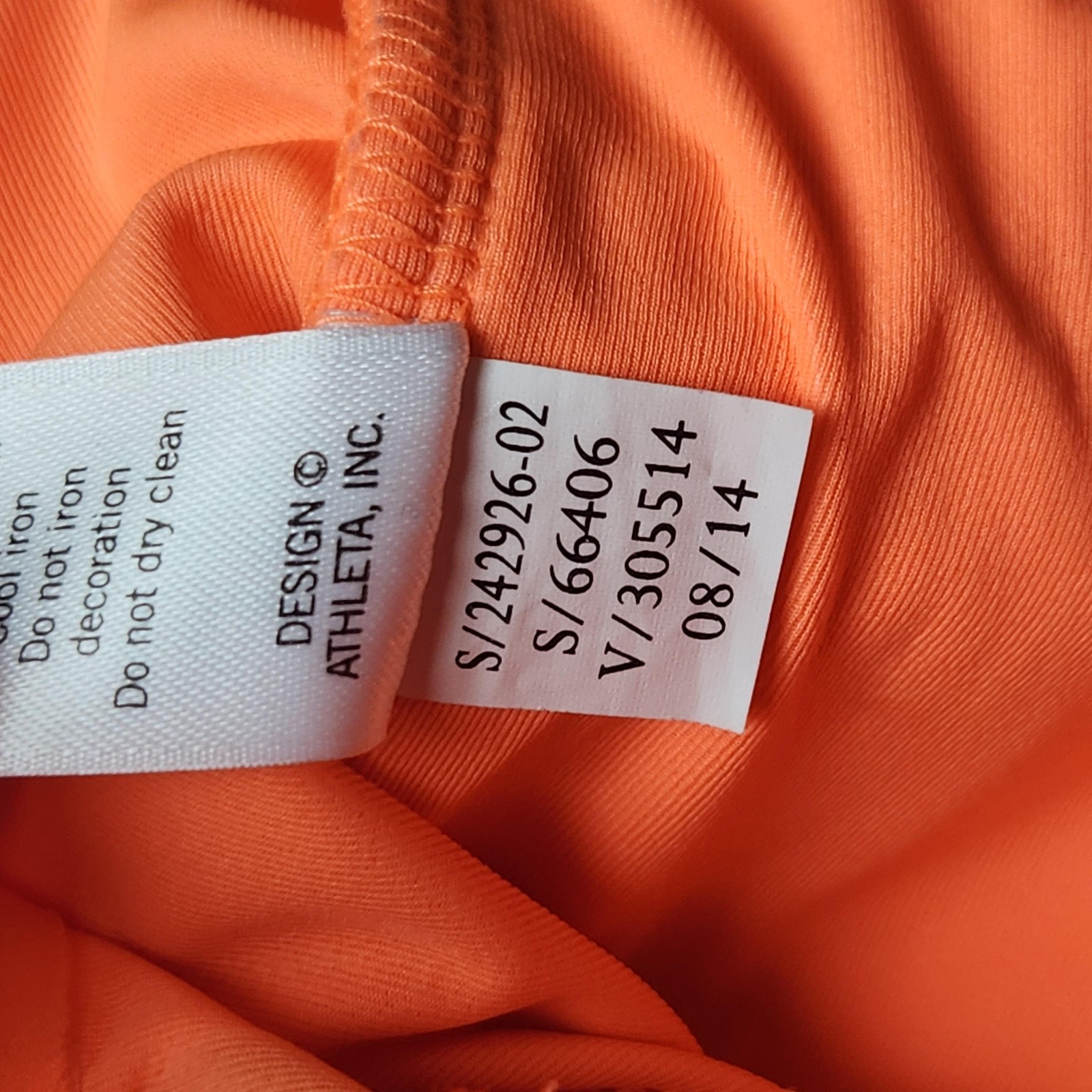 Athleta Frontrunner Jacket Womens Medium Orange R… - image 3