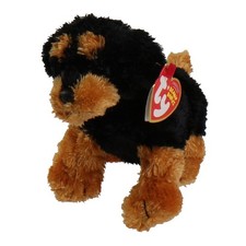 TY Beanie Baby - BRUTUS the Rottweiler Dog (Sitting version) (7 inch) - MWMTs