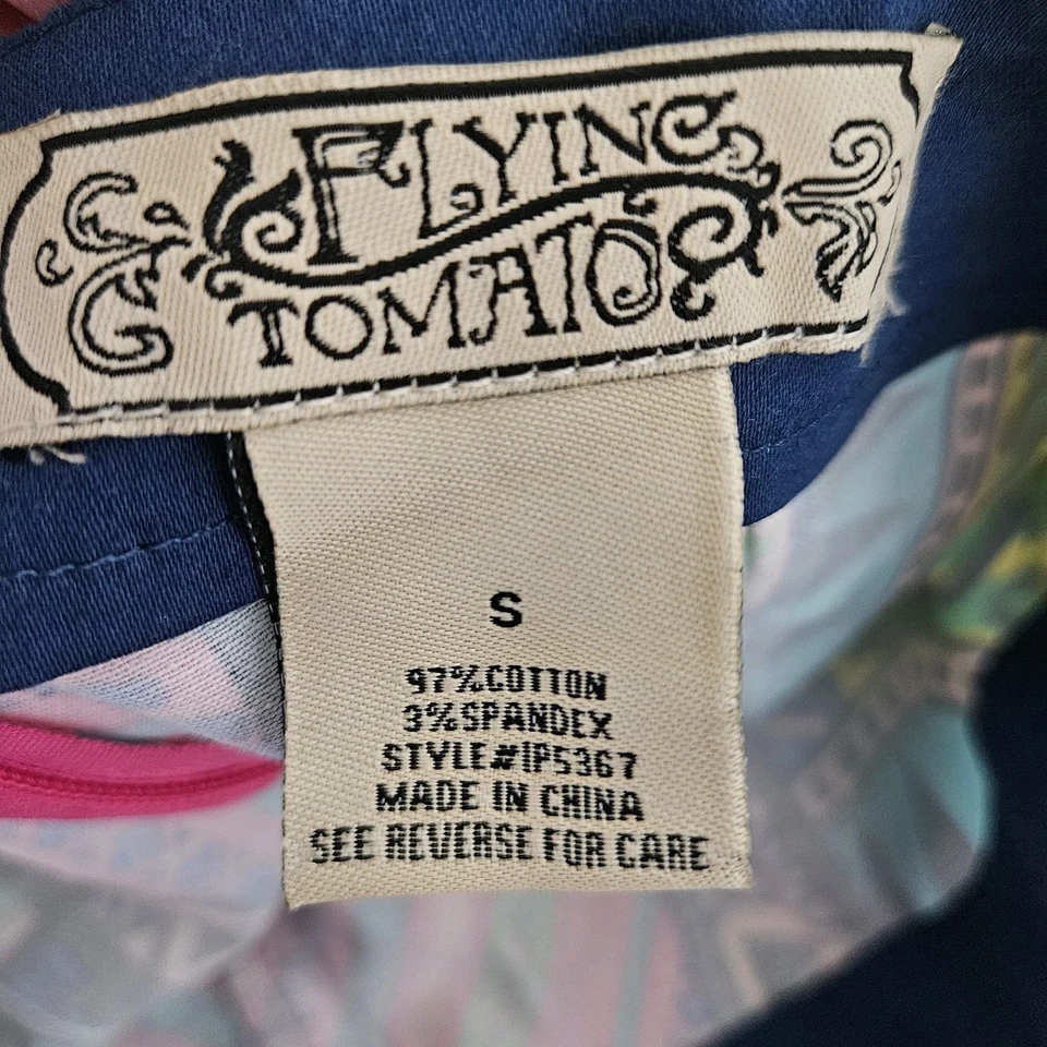 Pantalones Cortos Flying Tomato Cintura Alta Para Mujer Pequeños Multicolor Geométricos Funky Hippie  Foto 2 de 4