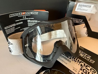 MOOSE RACING QUALIFIER AND SCOTT RADIANT Ski Goggles LOT OF 2 - NEW OLD STOCK