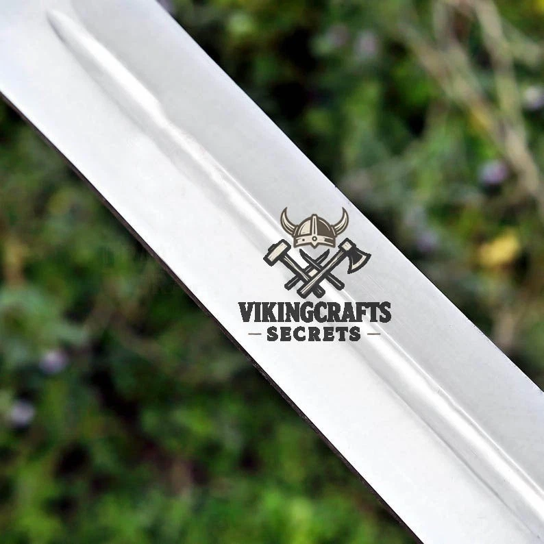 Espada de aço viking feita à mão, para presente de casamento espada medieval, presente de aniversário - Imagem 4 de 4