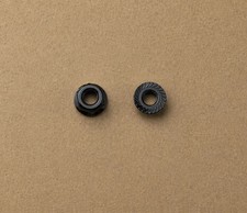 2x Black 3/8x 24T Axle Nuts Vintage Schwinn Morrow Bendix Musselman Coaster Hub.