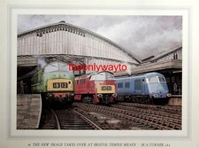 NEW IMAGE TAKES OVER, BRISTOL TEMPLE MEADS, GWR, Book Illustration (Print), 1985