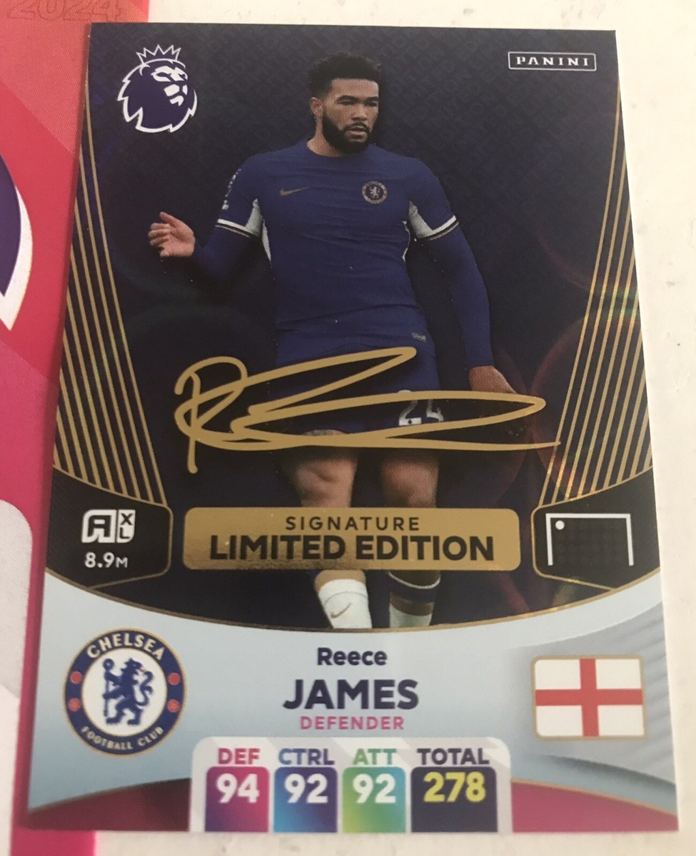 🔥 RARE Panini Adrenalyn XL 2024 Reece James Signature Limited