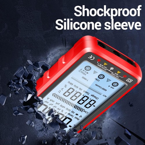 Digital Multimeter Tester Auto-Ranging TRMS 6000 Counts Voltmeter Smart Recharge - Picture 7 of 7