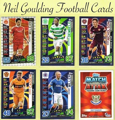 Topps SPFL MATCH ATTAX 2016-17   SCHOTTISCHE PREMIER LEAGUE   Karten #1 bis #216