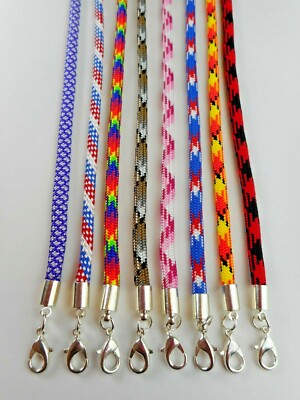 Braided Choker Necklaces Bracelets Anklets Silver Lobster Clasp Lightweight 4mm