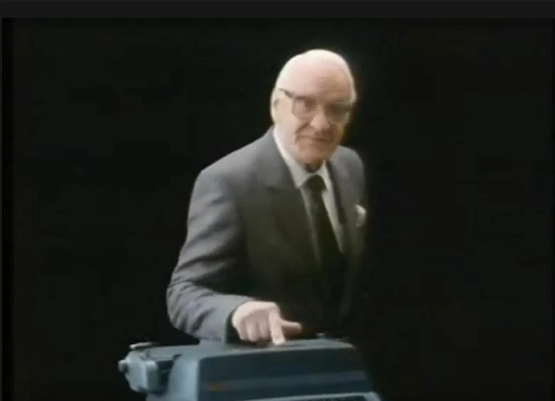 Neu Amstrad PCW9512 Advert Fenster Sticker Featuring STANLEY Unwin Von 1989 - Bild 2 von 4