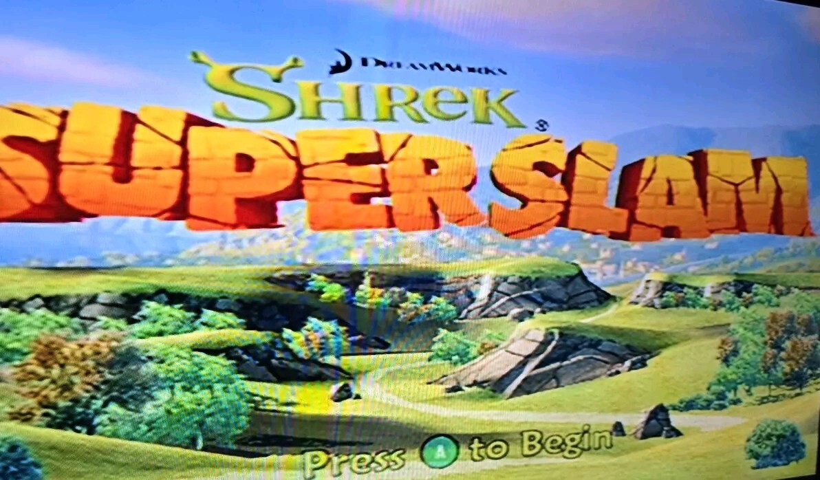 Shrek SuperSlam (Nintendo GameCube, 2005) GAME ONLY! Tested