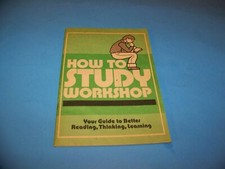 How To Study Workshop Booklet Vintage 1980 Xerox Education Publication