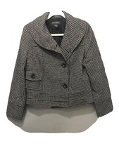 Banana Republic Womens Houndstooth Jacket Size Medium