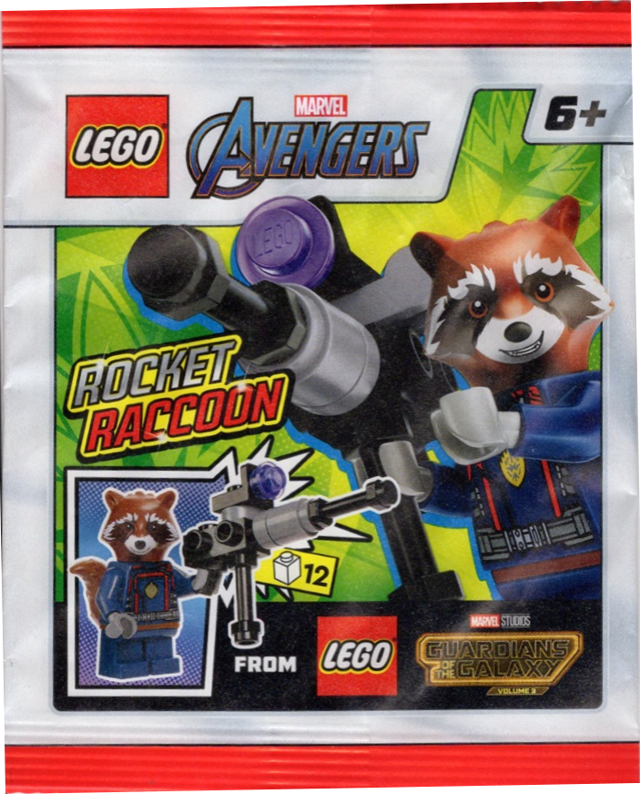 Lego Rocket Racoon Marvel Avengers Minifigure 242404 New Factory Sealed 2024