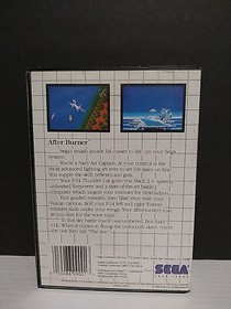 Sega Master System After Burner Complete Authentic Game Cleaned Tested Working