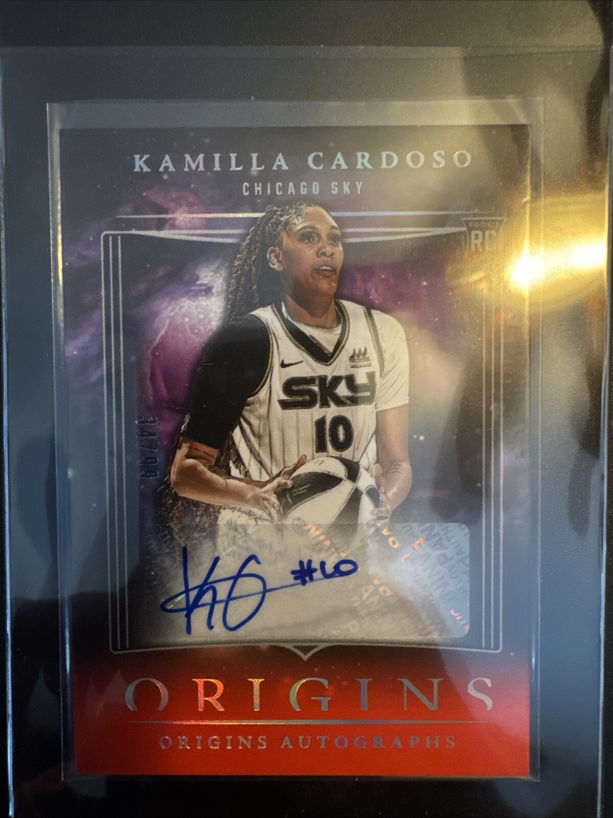 Kamilla Cardoso 2024 Panini Origins Origins Autograph #OA-KC, Red Parallel 34/99