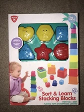 12+ Months Sort & Learn Stacking Blocks Playgo Toys Item No. 2384