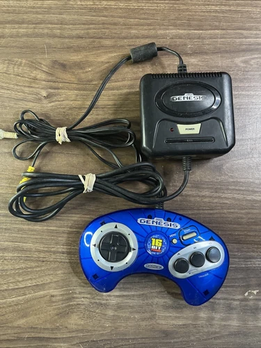 Sega Genesis Mini Console Radica 16 Bit Power 6-in-1 Plug & Play Tested