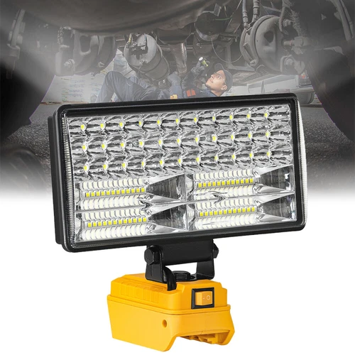 LED Work Light for Dewalt 20V Battery,90W Flood Light Torch for Workshop,Camping - Picture 1 of 12