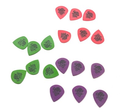 Dunlop Guitar Picks Tortex Jazz Variety 18 Picks Sharp Tip