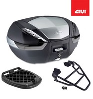 Givi Set Bauletto Schwarz V47NT + Platte Yamaha Fjr 1300 2018 2019 2020