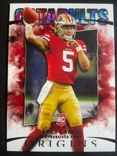 2021 Origins Trey Lance Catapults Rookie RC #C-18 49ers Cowboys