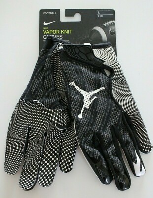 Nike Jordan NFL Vapor Knit 3.0 Football Gloves Men's Large Black