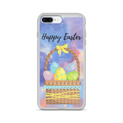 Happy Easter Basket Eggs iPhone Case Choose Model