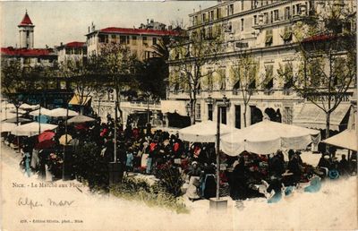 CPA AK NICE Le Marche aux Fleurs (375563)