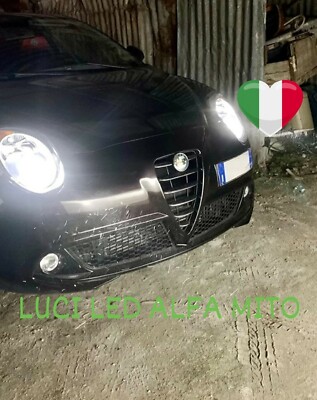 LED LOW BEAM LIGHT KIT FOR ALFA ROMEO MITO H7 6000K CANBUS NO ERROR  