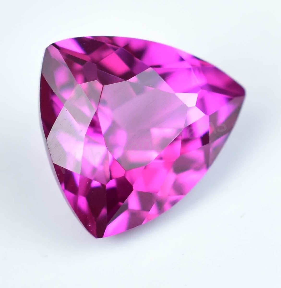 Natural Rhodolite Garnet Raspberry Trillion 3.85 Ct Certified
