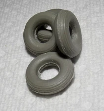 4 SCHUCO Micro Racer correct issue style TIRES grey 1037 1040, 1041, 1042, 1043 