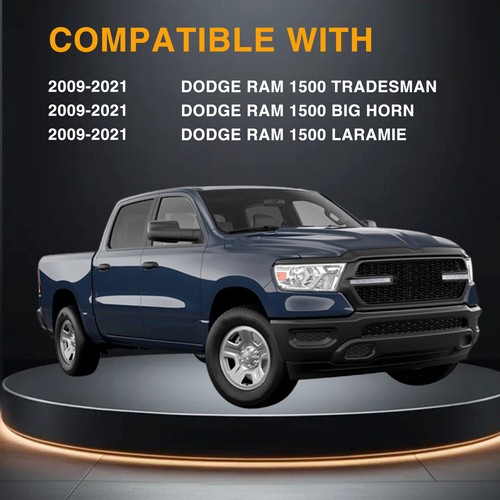New Front Bumper Grille Grill 6" LED Light Kit Fits for 2019-2021 Dodge Ram 1500 - Bild 5 von 7