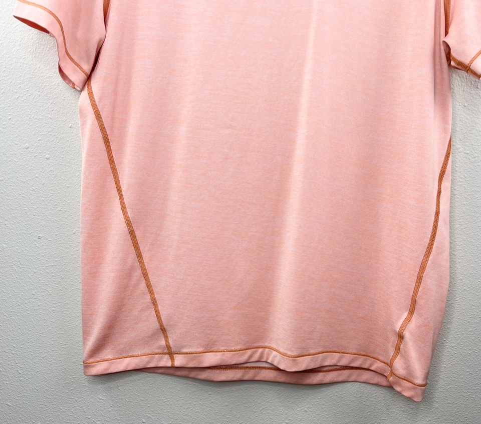 Camiseta Top Calvin Klein Performance Mujer Naranja Fitness Entrenamiento Logo Talla M Foto 3 de 4