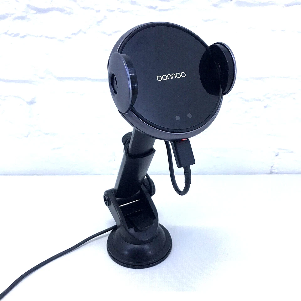 Soporte de teléfono de carga inalámbrica rápida para automóvil con sensores automáticos de inducción automática Foto 2 de 4