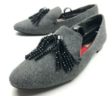 Women's Vera Wang Simply Vera Flats Size 8.5 Solid Gray Fabric FREE SHIPPING