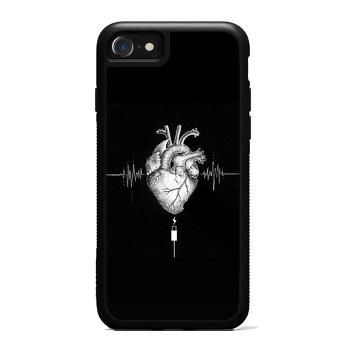 Anti fingerprint For Apple iPhone SE 11 12 13 14 15 16 charge Your Heart medical - Picture 21 of 25