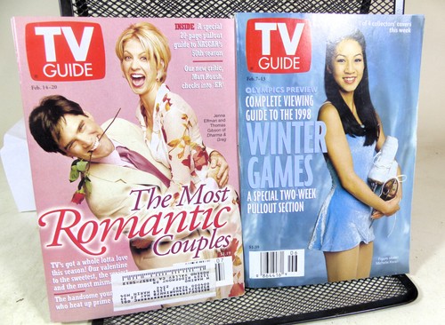 Vintage TV Guide's Sept 20-26 97, Sept 13-19 1997, Feb 14-20 1998, Feb 7-13-98 - Picture 2 of 3