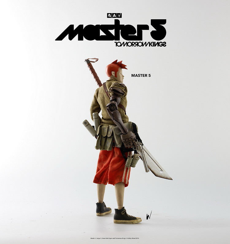 ミリタリー threeA Tomorrow KingSevenBones TK SAIGO5 3A TOYS Tomorrow Kings Seven Bones 1/6 Saigo 5 Action Figure