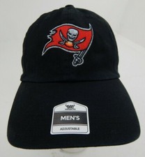 Tampa Bay Buccaneers Hat Logo Adjustable NFL OSFA Football Black Mens 