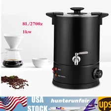 8L Commercial Coffee Urn Machine Maker Large Office Dispenser Brewer Hot Water