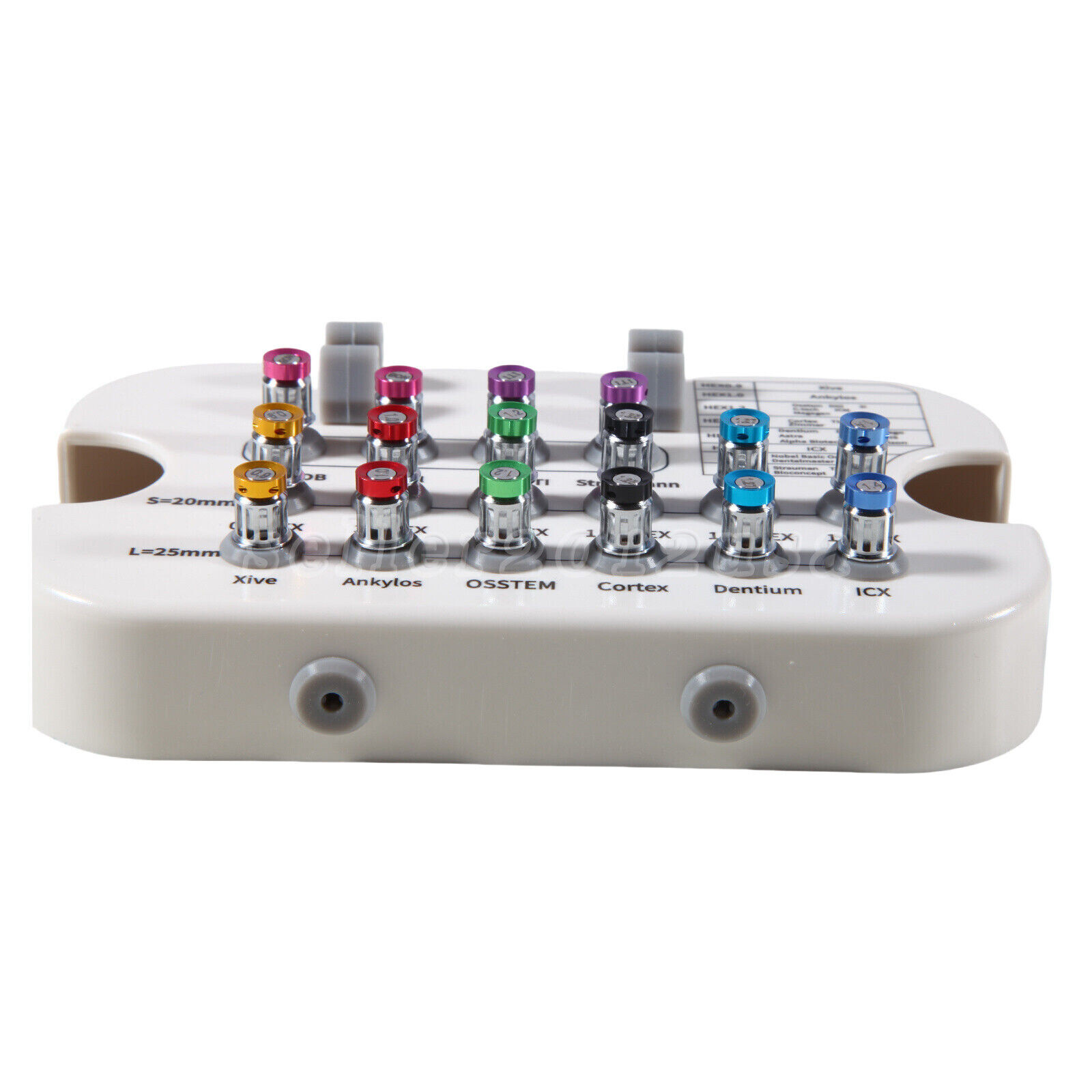 Dental Universal Implant Prosthetic Kit Torque Wrench Screw Drivers Remover Box