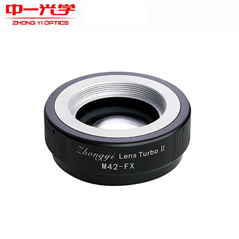 ZHONGYI Lens Turbo II M42-FX Lens Adapter for M42 Mount Lens to Fujifilm FX  X