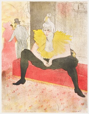 13157.Wall Decor Poster.Room home design.Toulouse-Lautrec art.Miss Cha-U-Kao