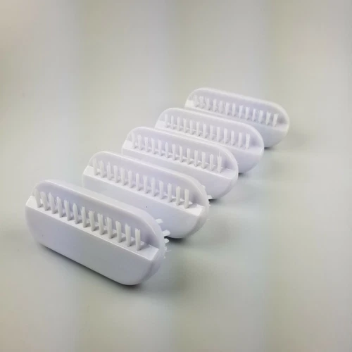 5 PC DOUBLE-SIDED NAIL CLEANING BRUSH (WHITE)