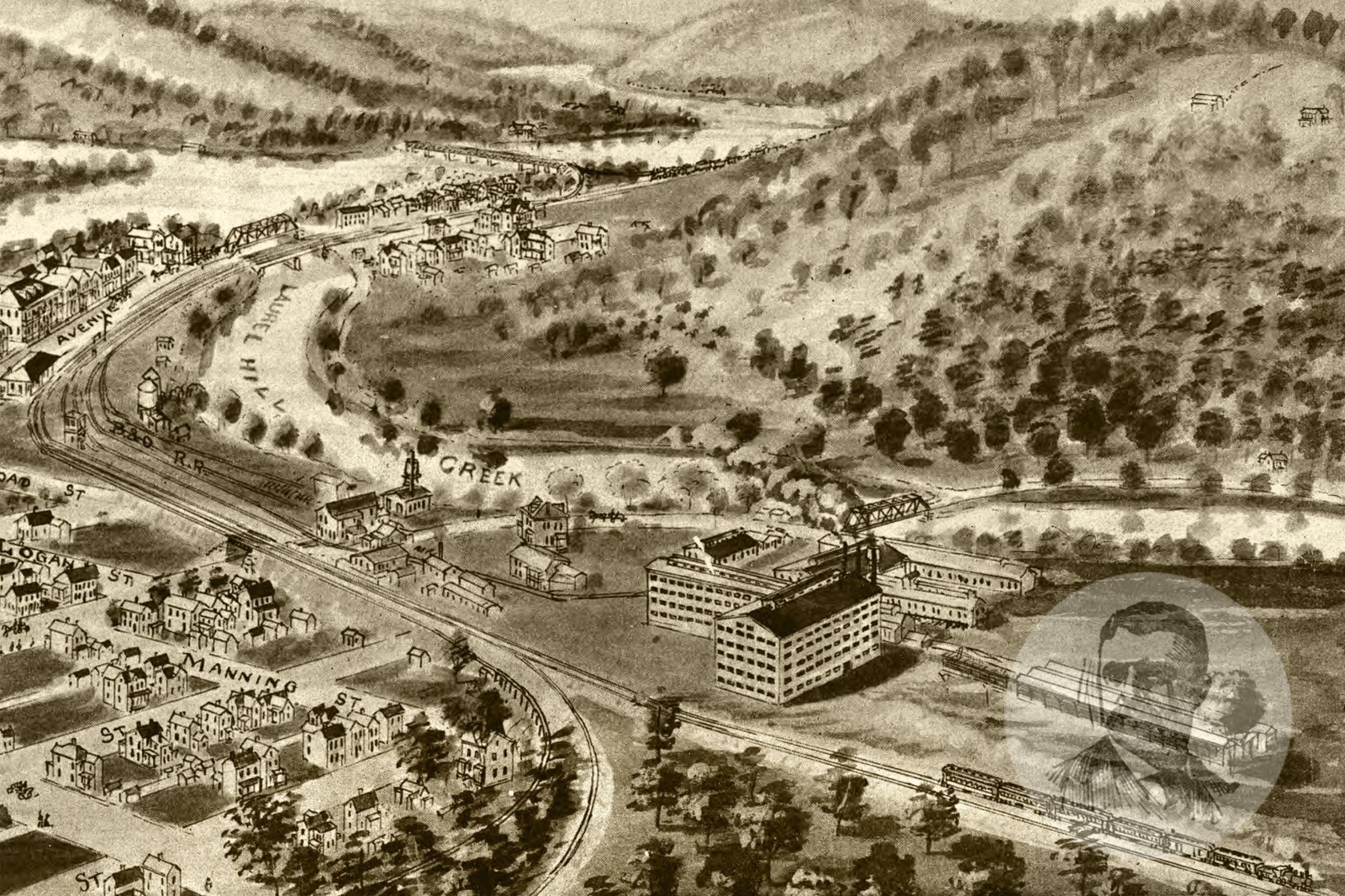 Confluence Pa 1905 Vintage City Maps Restored City Ma vrogue.co