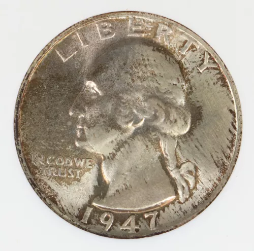 1947-S Washington Silver Quarter 25C NGC MS67