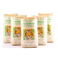 Sparen: 5 X Royal Tiger Sushireis Reis 1Kg Risottoreis Rundkorn Sushi Risotto 5